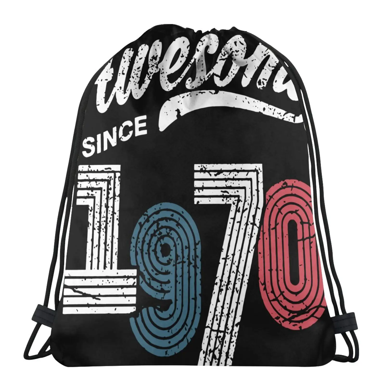 

Awesome Since March 1970 50 Years Bag Children's Cloth Bag Dust Bag Storage Bags Packing Bag Shoe Backpack Cotton Bag Hip Sack