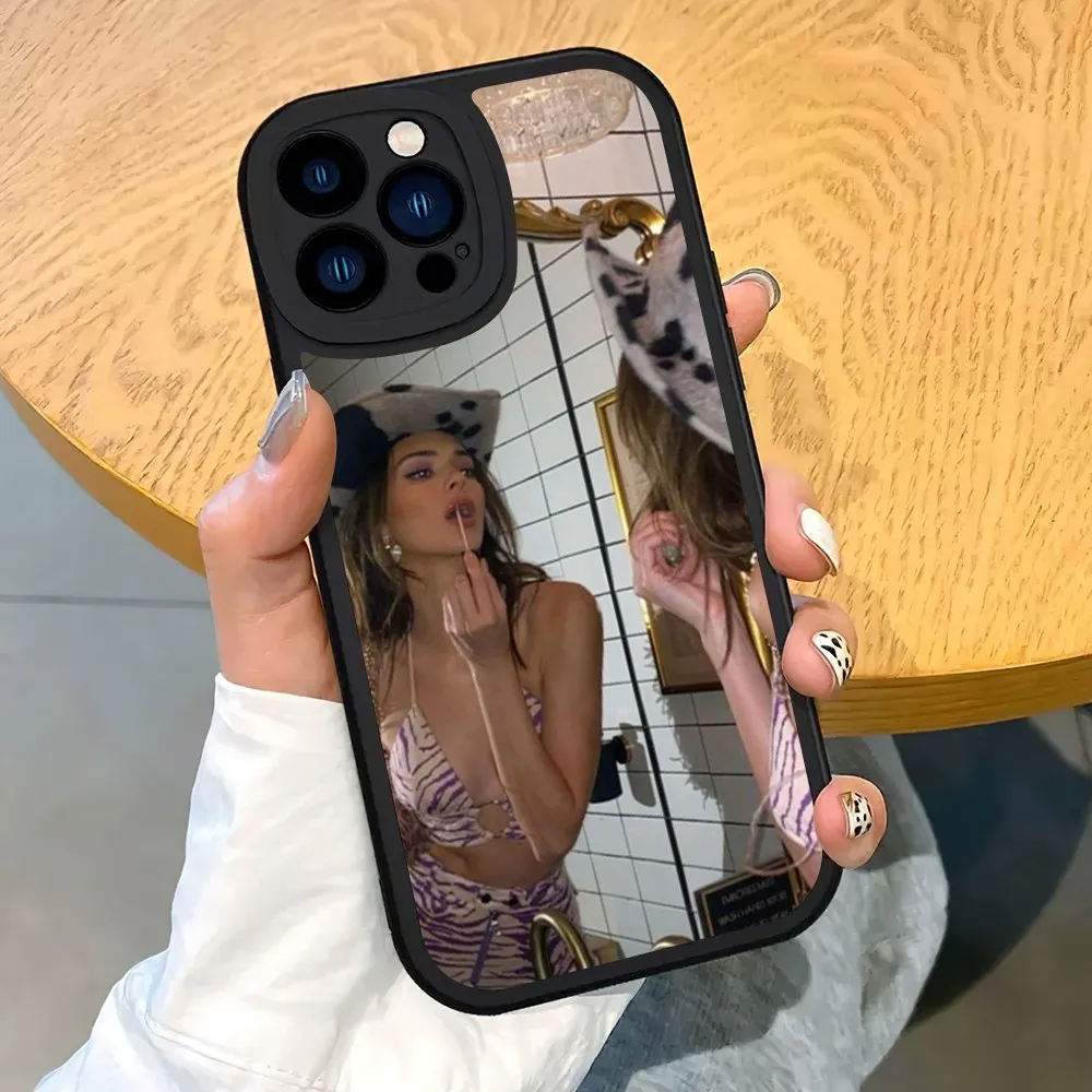 Модель K-Kendall J-Jenner Чехол для телефона iPhone 14 15 11 12 13 X XR Pro MAX Plus Защитная кожаная