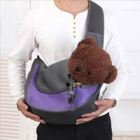 outdoor travel pet puppy carrier handbag pouch mesh oxford single shoulder bag sling mesh comfort travel tote shoulder bag 1pcs