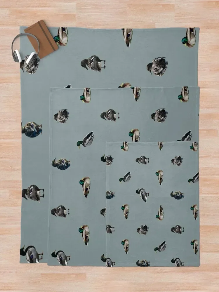 Плед с рисунком кряквой утки пляжное покрывало для сна в среду гигантские одеяла