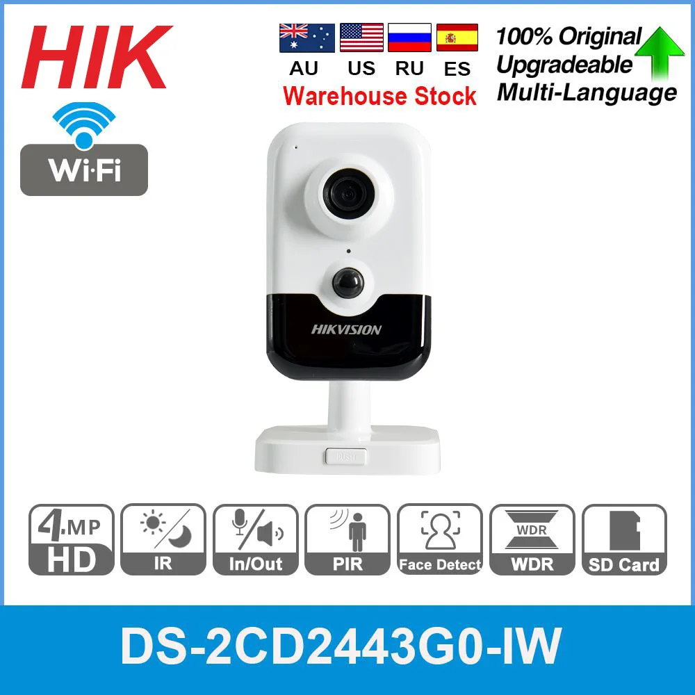 

Беспроводная IP-камера Hikvision с Wi-Fi и встроенным микрофоном