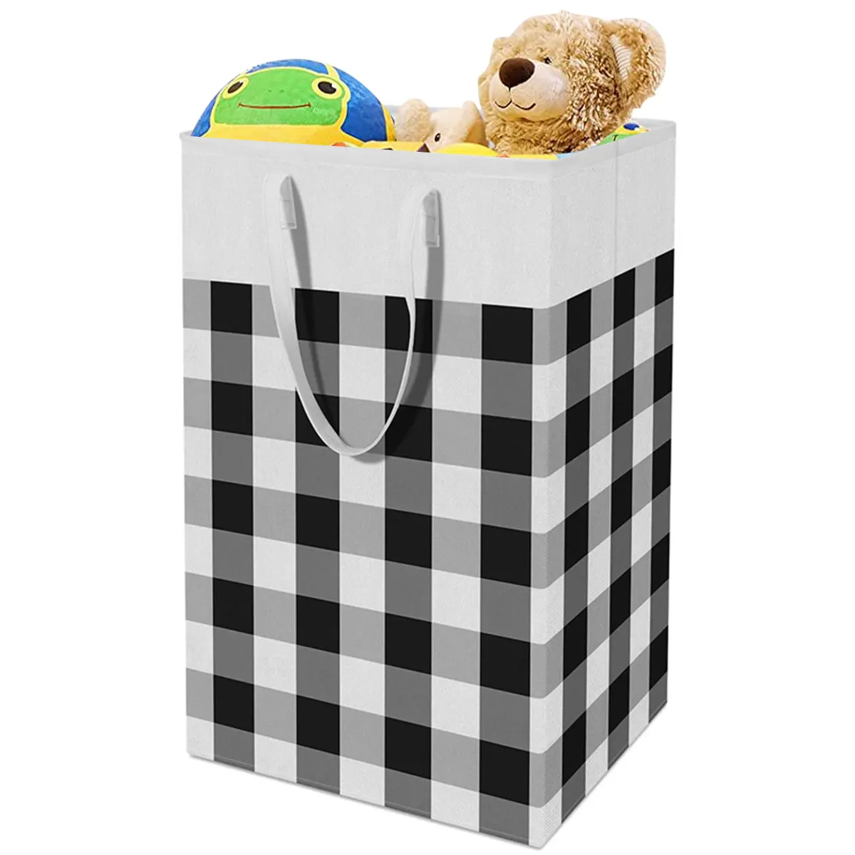 

75 л грязная корзина для белья из хлопка и льна Складная круглая Водонепроницаемая игрушка для одежды большая емкость корзина для хранения д...