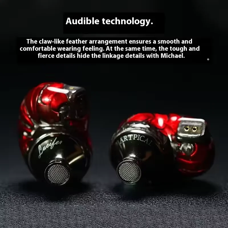 ARTPICAL Lucifer Flagship HIFI Наушники с подвижной катушкой и титановой диафрагмой, сбалансированный проводной дизайн 4.4 для превосходного качества звука. (art.: 3920db0793471) - 3920db0793471