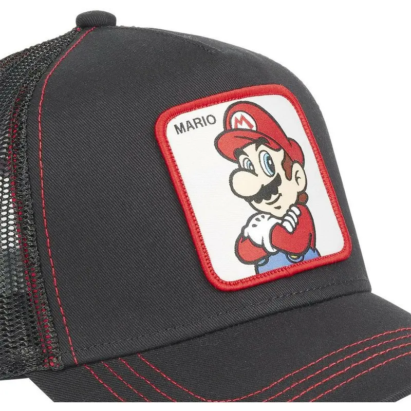 Бейсболка в стиле Super Mario Bros для мужчин и женщин Регулируемая Кепка мультяшном