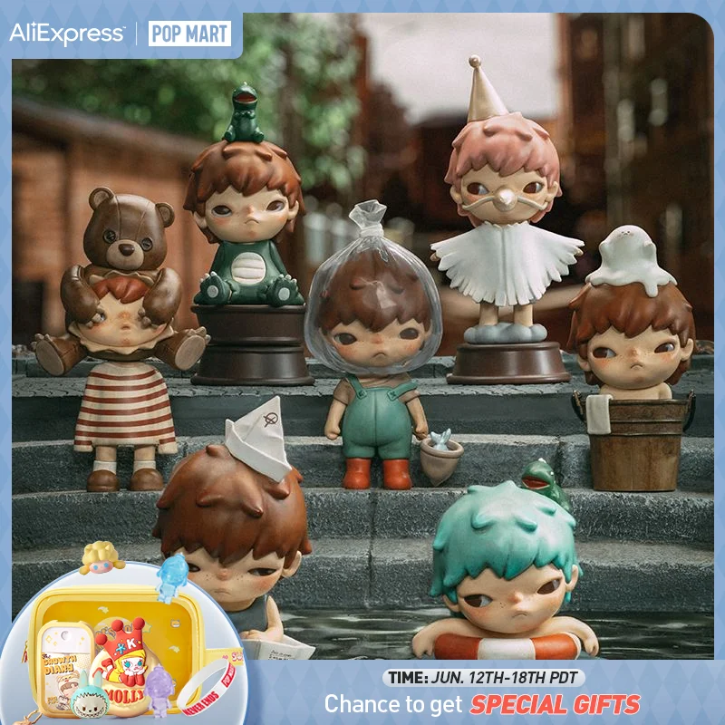 POP MART Hirono Little Mischief Series 1pc/12pcs Mystery Box Blind box Action Figurine Cute Toy |