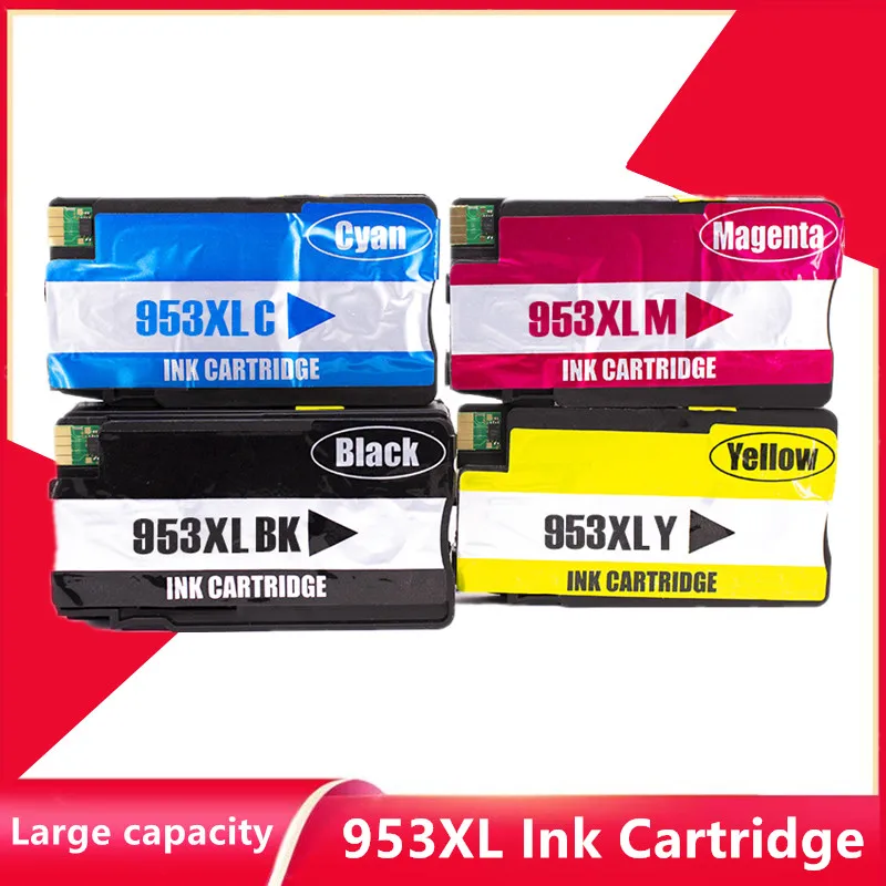 Совместимый чернильный картридж 953XL для принтера HP 953 Pro 7720 7740 8210 8218 8710 8715 8718 8719 8720