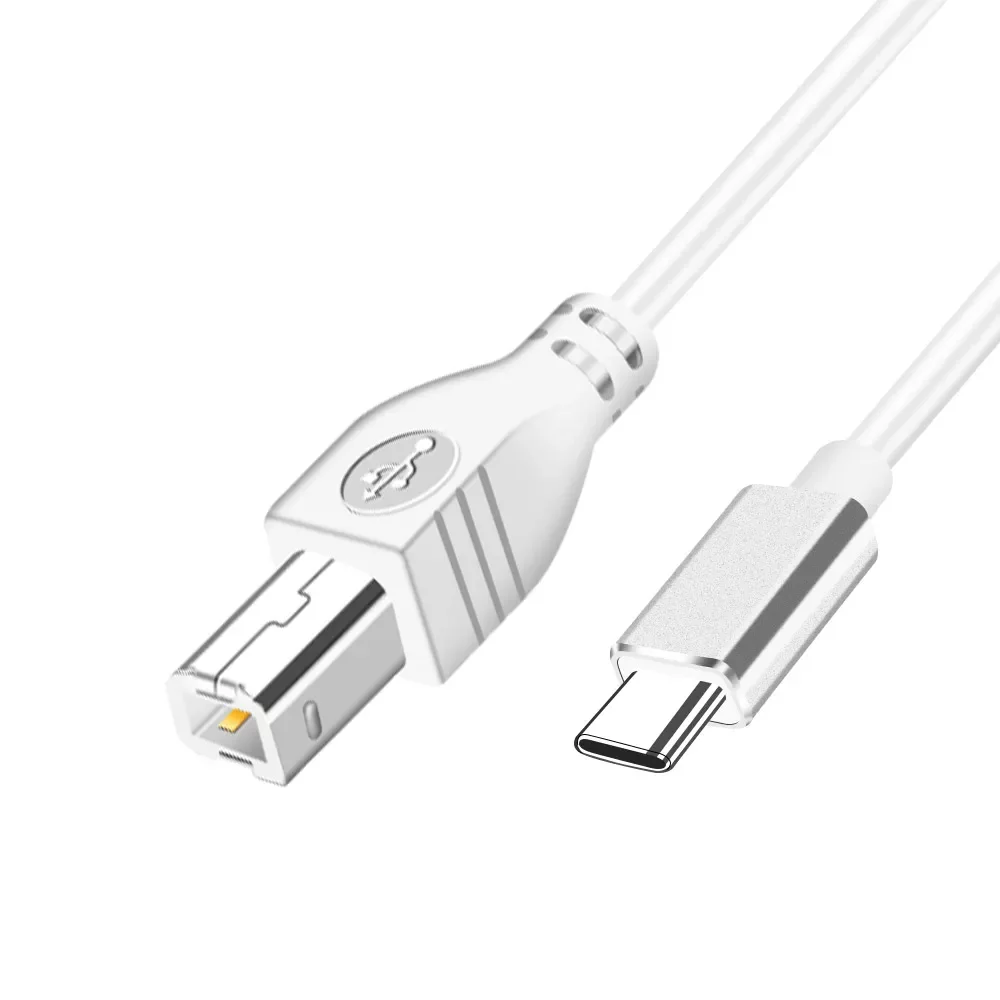 

USB C to USB B Midi Cable Type C to USB Midi Interface Cord for Electronic Music Instrument Midi Controller Keyboard Cable