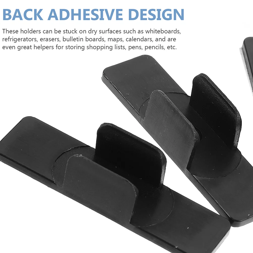 20 шт. Ручки + карандаш Самоклеящийся держатель для белой доски U-образный зажим