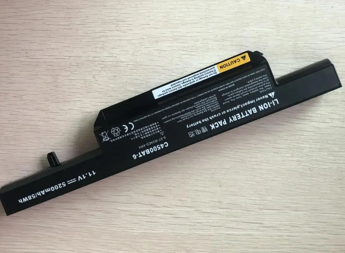 Аккумулятор для ноутбука Clevo C4500BAT-6 C4500BAT 6 C4500BAT6 B4100M B4105 B5100M B5130M B7110 C4500 C4100 C4500Q C5500Q