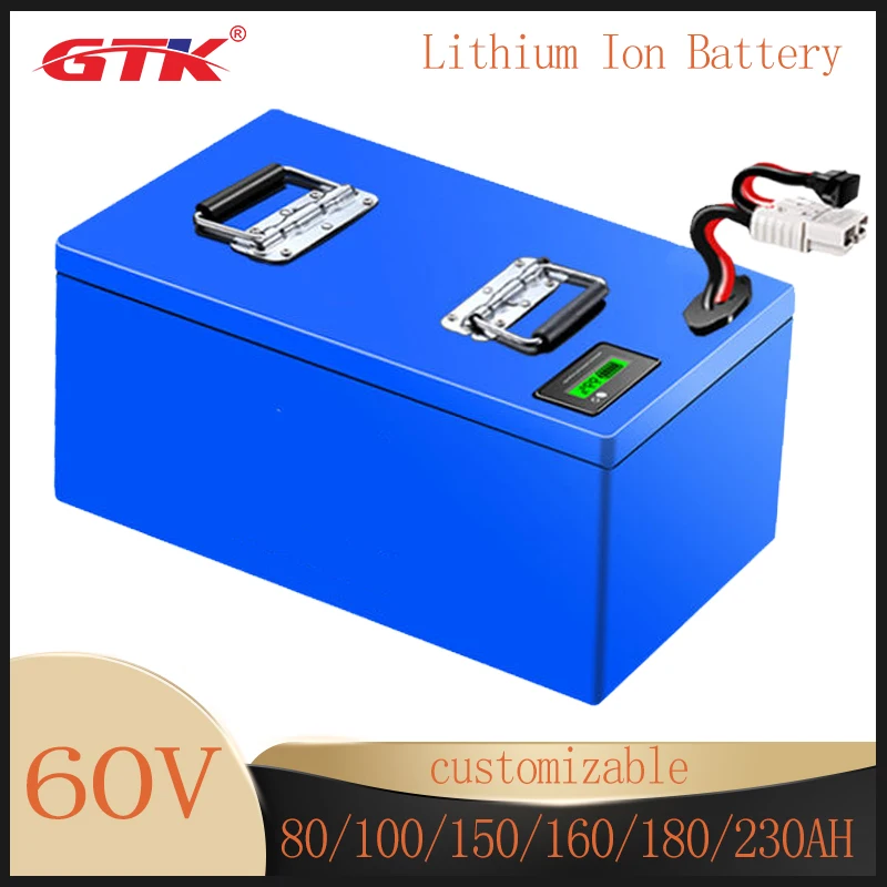 

New GTK waterproof lithium battery 60V 80AH 100AH 150AH 180AH 230AH 6000W BMS used for high -power motorcycles off -road cars
