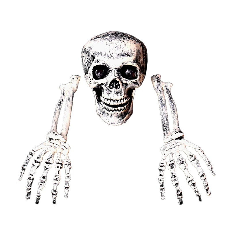 

Realistic Skeleton Stakes Halloween Decorations For Lawn Stakes Garden Skeleton Haunted House Horror Props