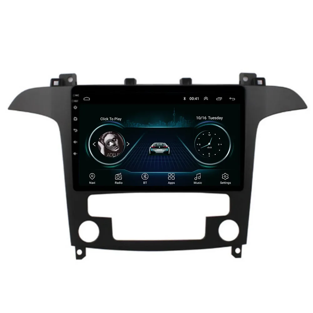

Автомагнитола на Android 12,0 для FORD S-Max, Ford S Max 2007, 2008, мультимедийный плеер, DSP, Carplay, GPS-навигация, стерео, автомобильная камера