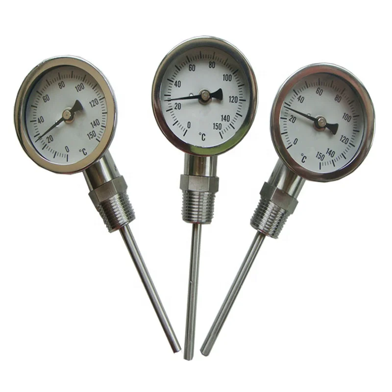 

WSS Series Stainless bimetal thermometer temperature gauge 0-150C