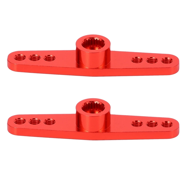 

2X 25T Steering Servo Arm Horn Metal Parts Double Steering Arm For Futaba