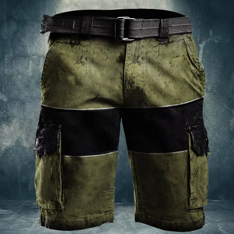 Популярные мужские повседневные шорты с 3D принтом пляжные модные уличные