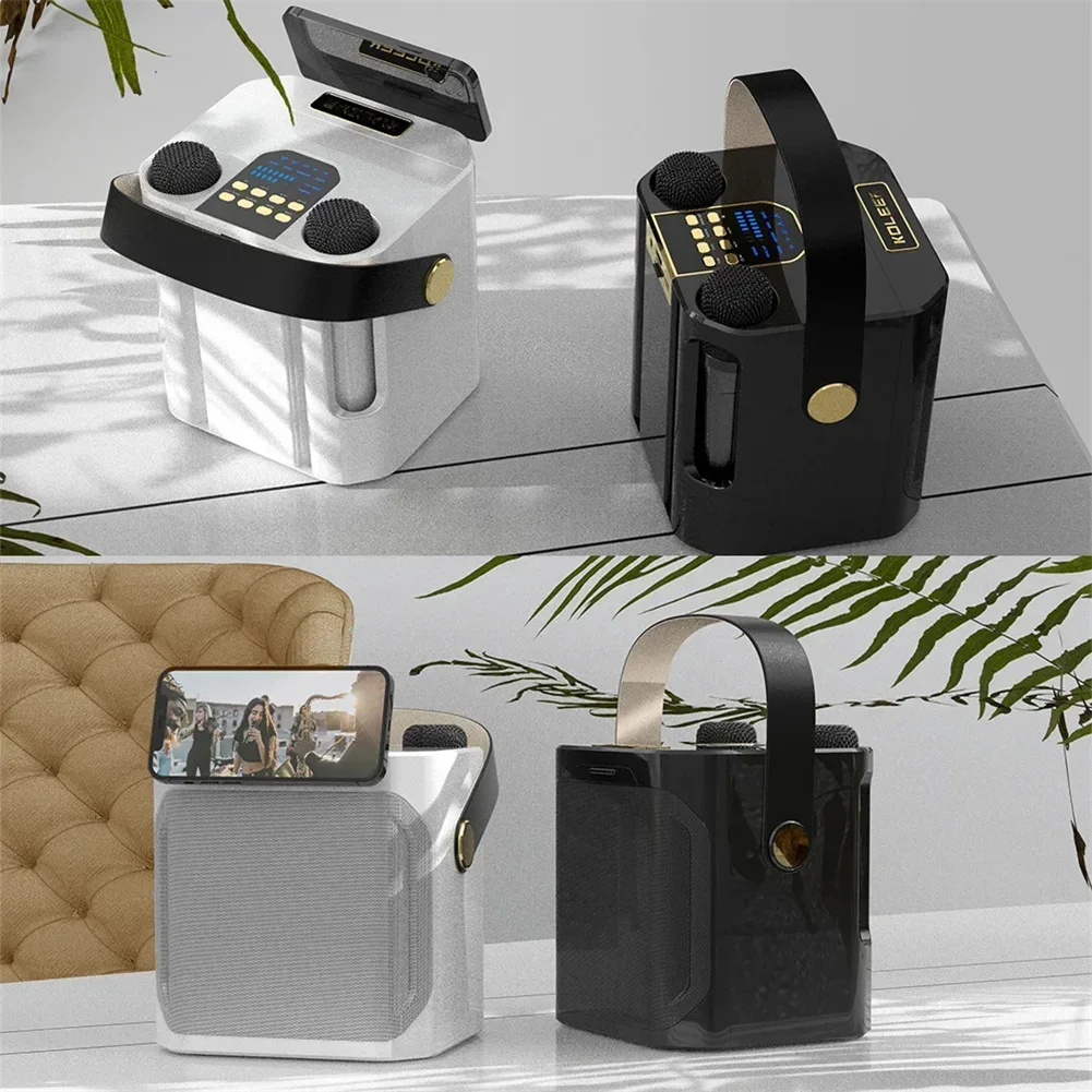 S882 Караоке-машина с двумя микрофонами Изменение голосовых функций Портативный