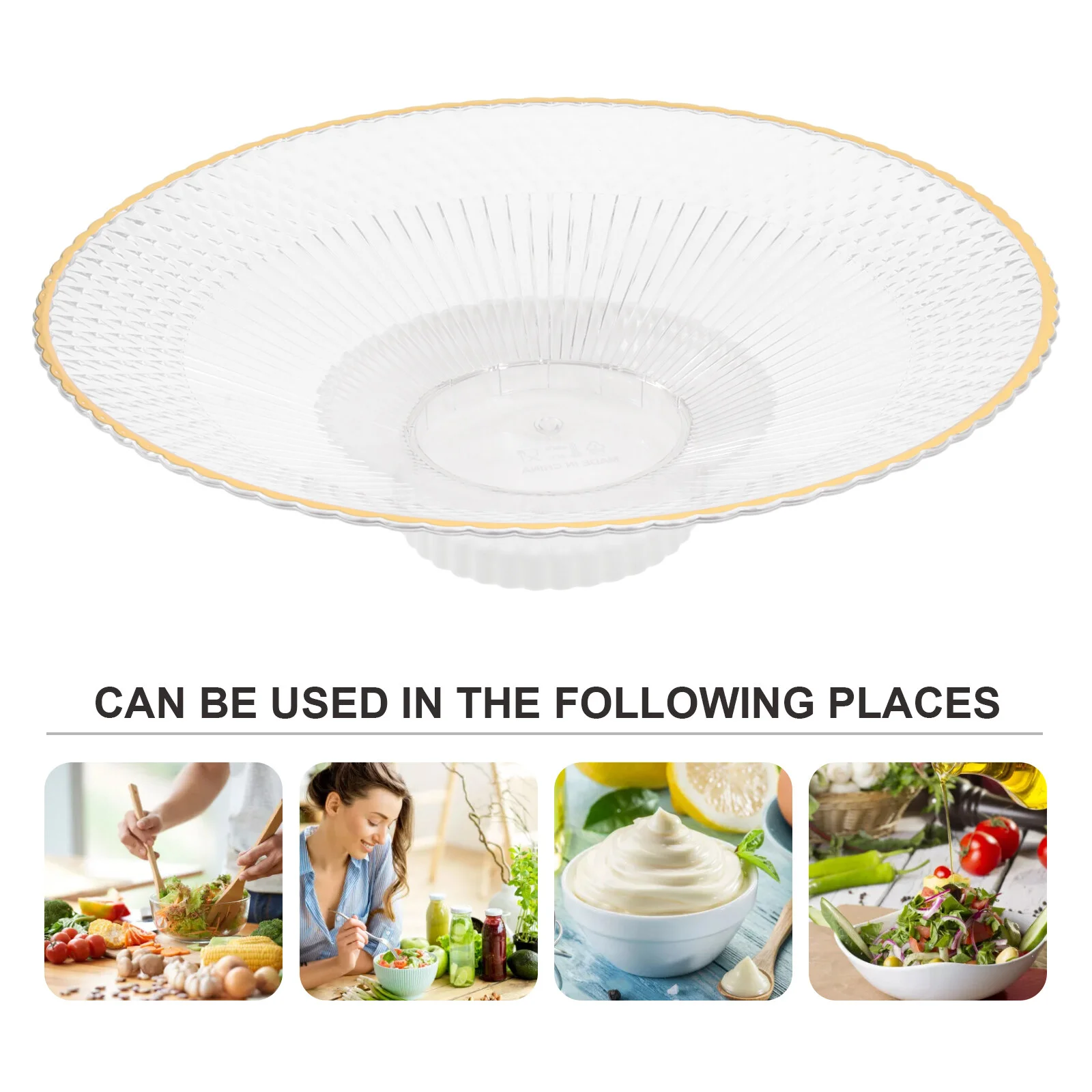 Plate Multi-function Dessert Tray Fruit Dried Fruits Serving Drain Display The Pet Trays