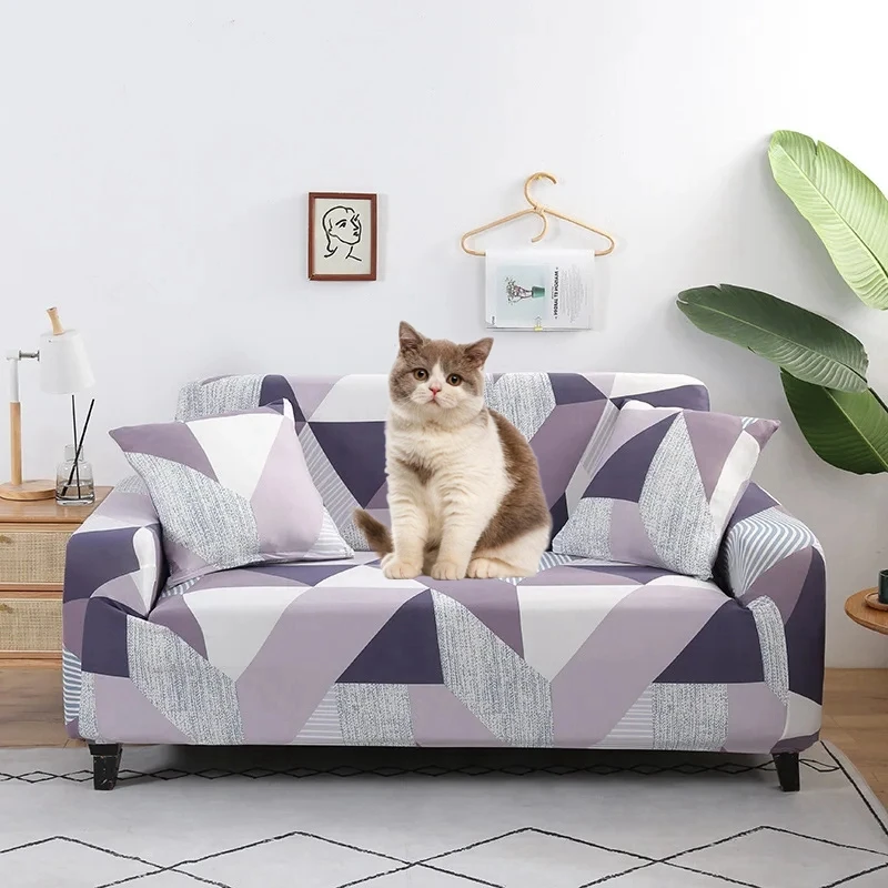 

Эластичный клетчатый чехол для дивана, эластичные регулируемые чехлы для диванов для гостиной, чехол для дивана, стула, домашний чехол на 1/2/3/4-местный