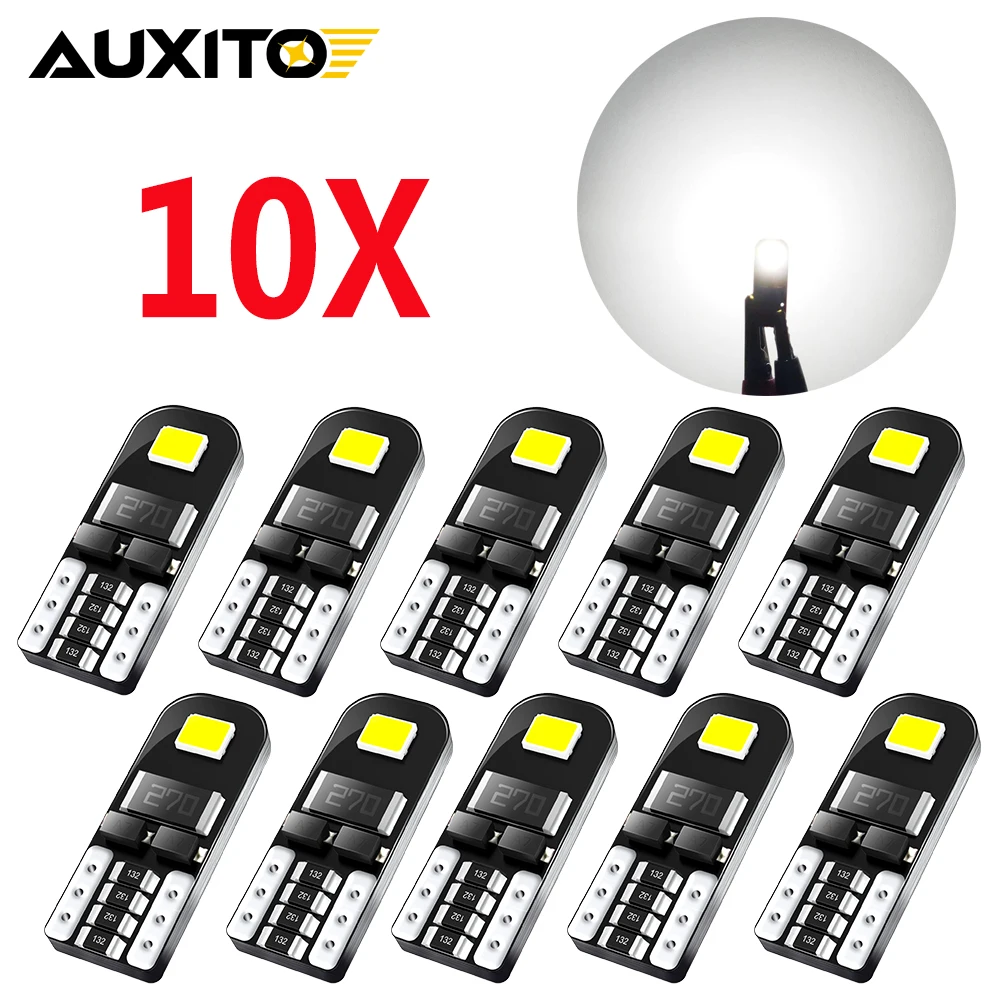 

Автомобильная лампа AUXITO, 10/2 шт., 10000, 194, 501, 168, 2825