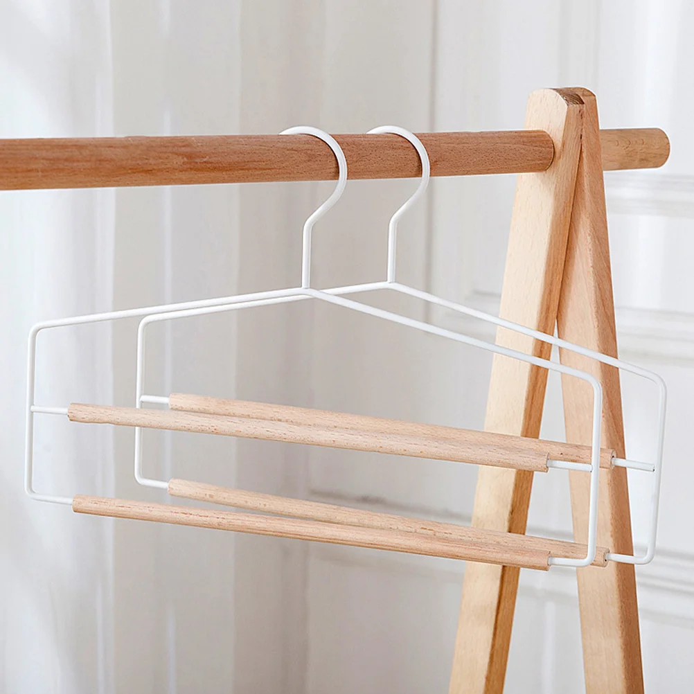 

Pants Hanger Trouser Hanger Space Saving Clothes Hanger Closet Storage Organizer