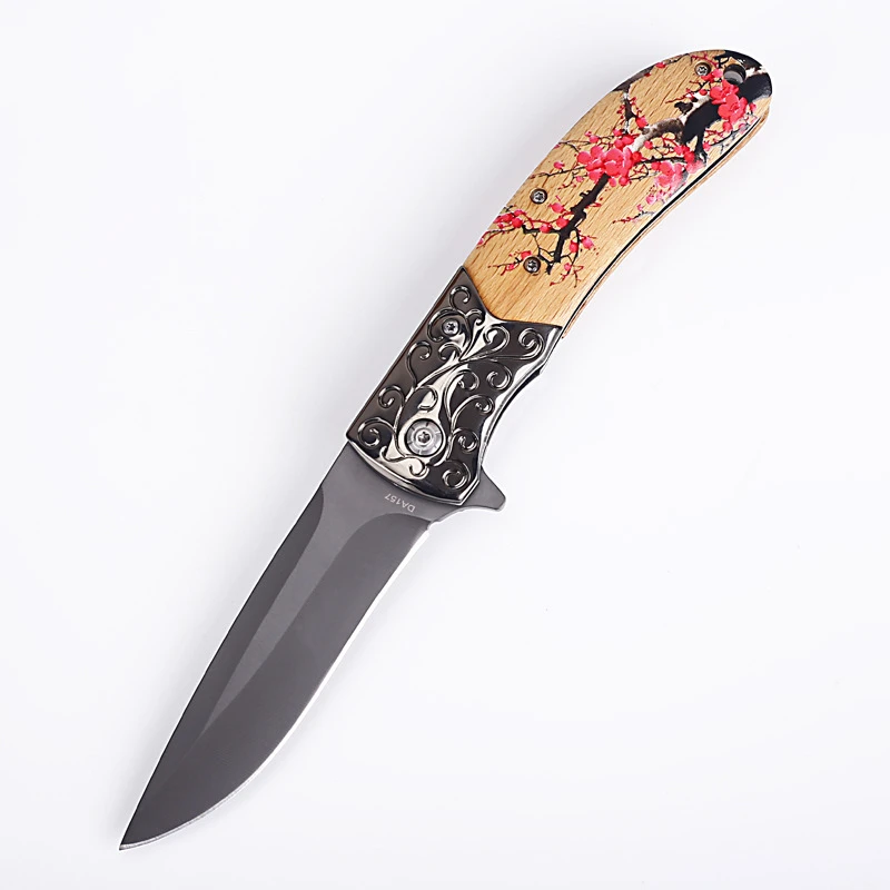 

Folding Tactical Survival Knives Hunting Camping Edc Multi High Hardness Military Outdoor 3D Plum Blossom Knifes Pocket Workpro