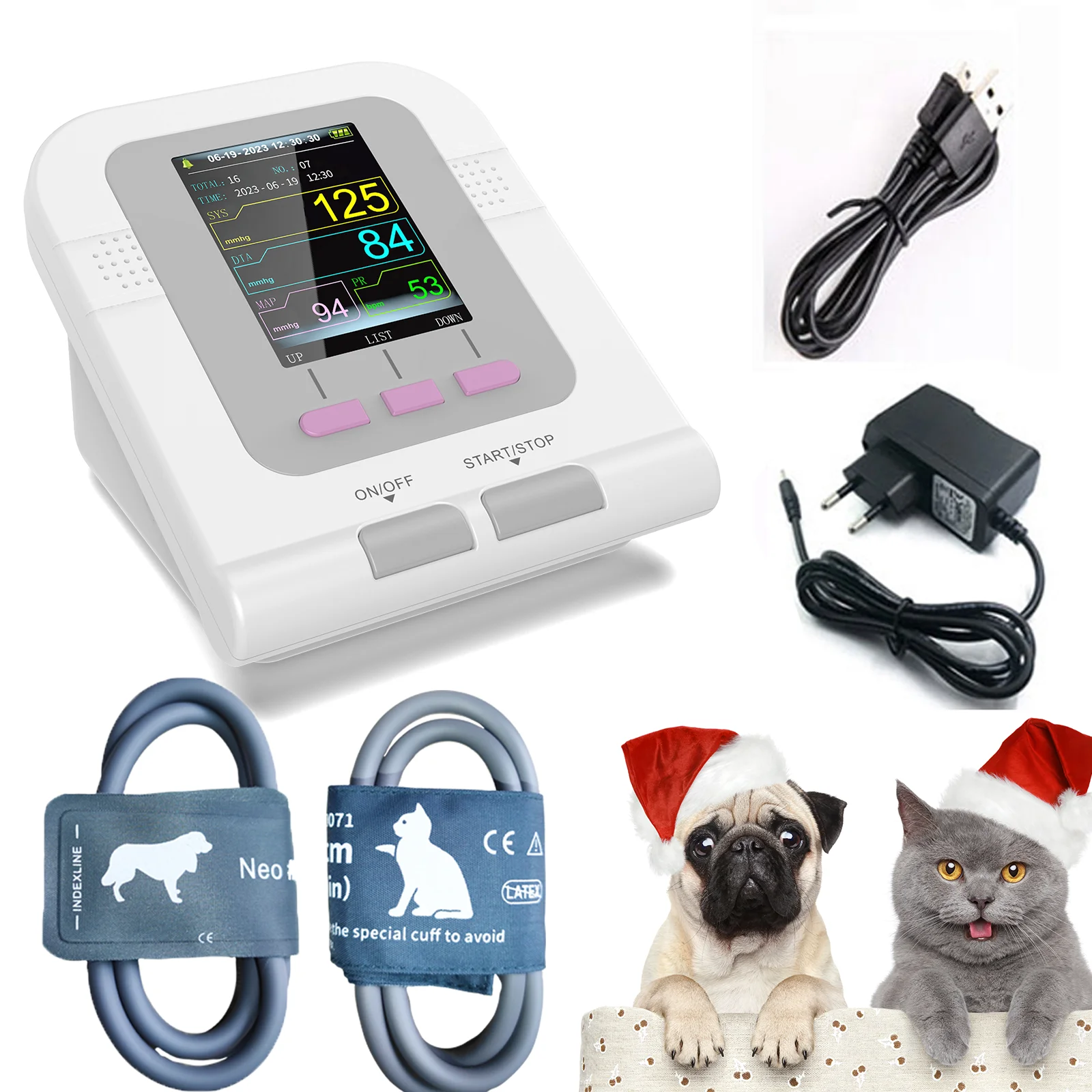 Ветеринарный монитор Contec артериального давления ветеринарный