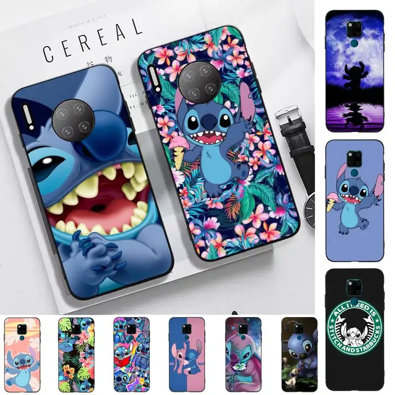 

BANDAI Stitch Phone Case for Huawei Mate 20 10 9 40 30 lite pro X Nova 2 3i 7se