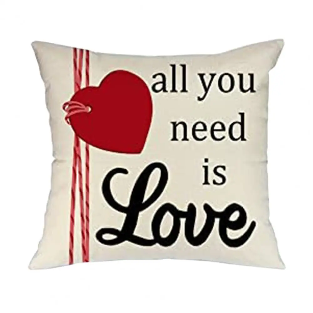 

No Odor 4Pcs/Set Fashion Square Gnome Pattern Cushion Throw Case Flax Cushion Cover Burr Free for Home