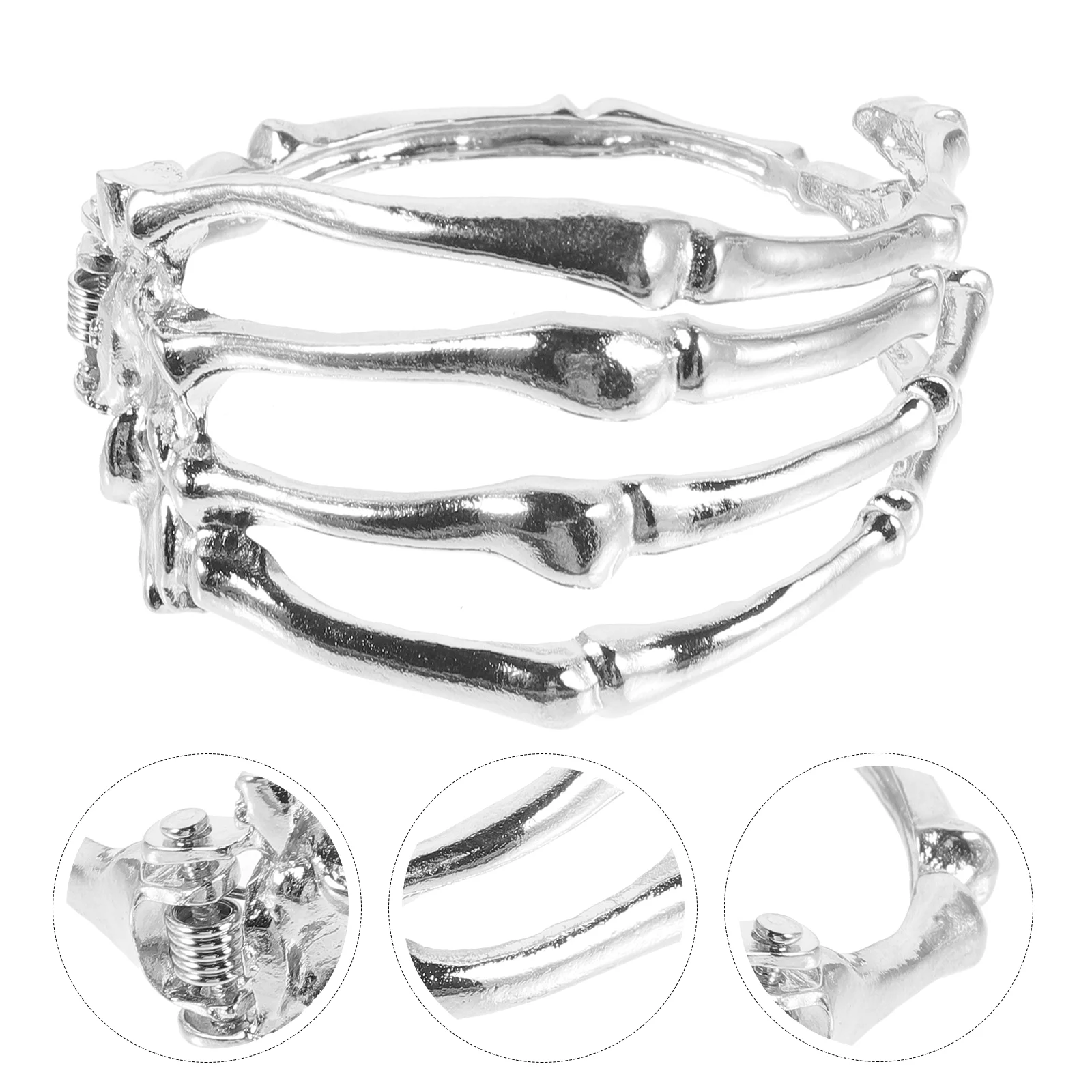 

Sliver Bangle Simple Gothic Hand Halloween