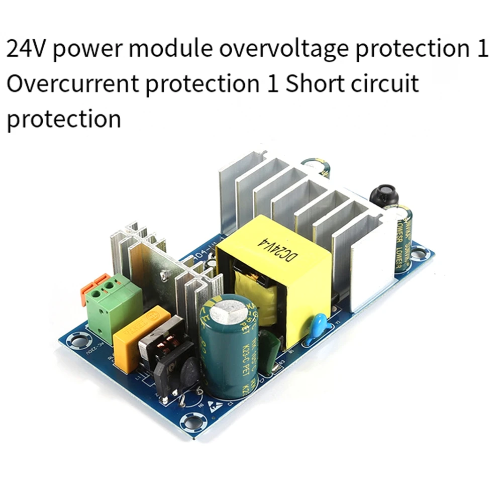 Фото Модуль импульсного источника питания ABGN 24В 4А-6А AC-DC, высокомощный, с защитой от перегрузки по току и короткого замыкания №3
