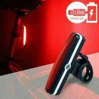 bicycle rear light usb rechargable cycling led tail light waterproof mtb safety warning bike light bicycle replacement parts