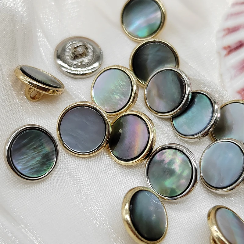 

10MM Natural Shell Buttons Of Clothing High Quality Mother Of Pearl Shank Buttons For Women Dress Sewing Accessories Fashion