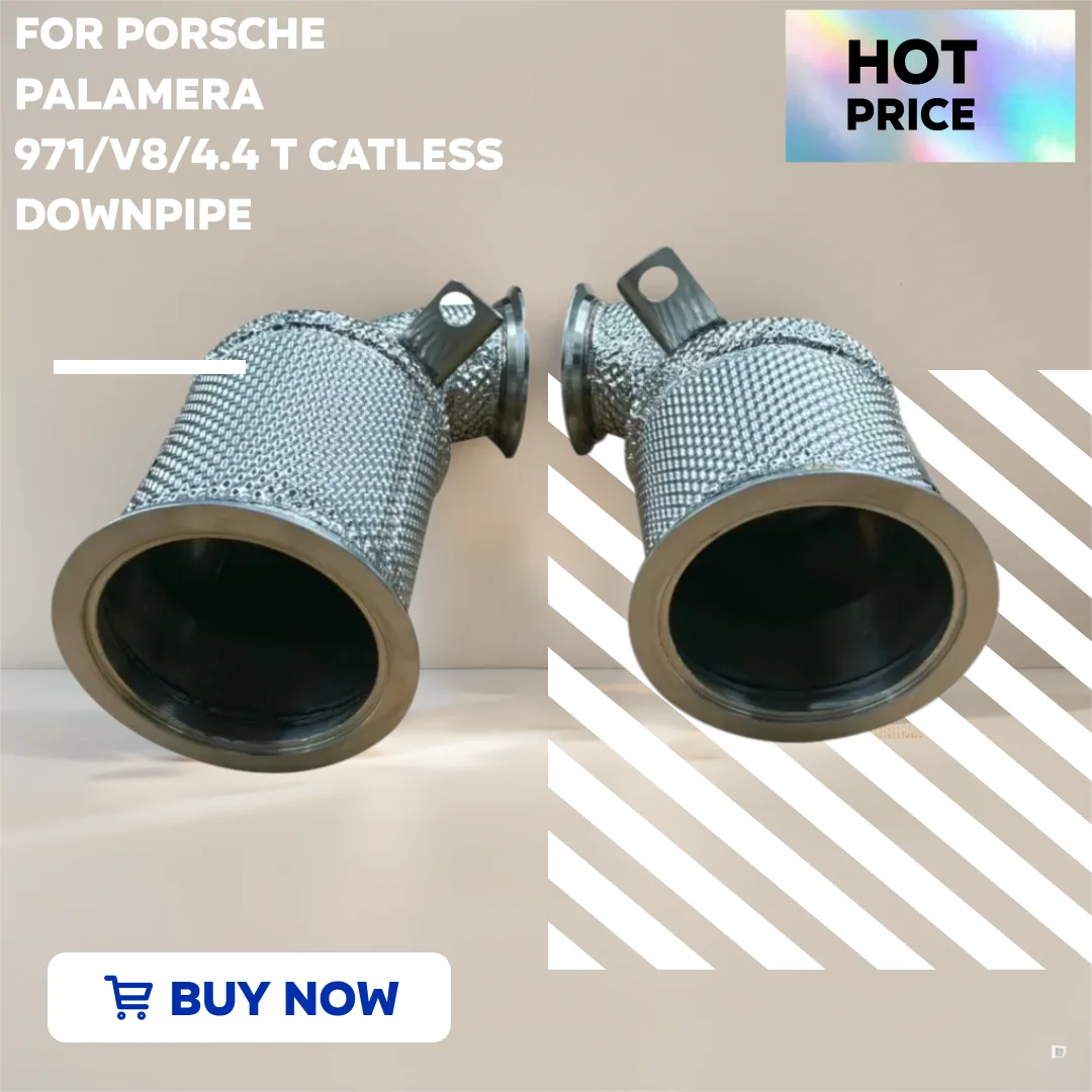 Для Porsche Palamera 971 Catless Downpipe V84,4 t Высокопроизводительный неипеченный каталитический нейтрализатор с изоляцией (art.: 3920d263dbff2) - 3920d263dbff2