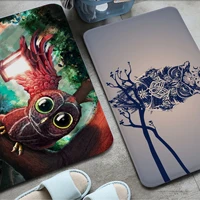 psychedelic owl long rugs ins style soft bedroom floor house laundry room mat anti skid welcome doormat