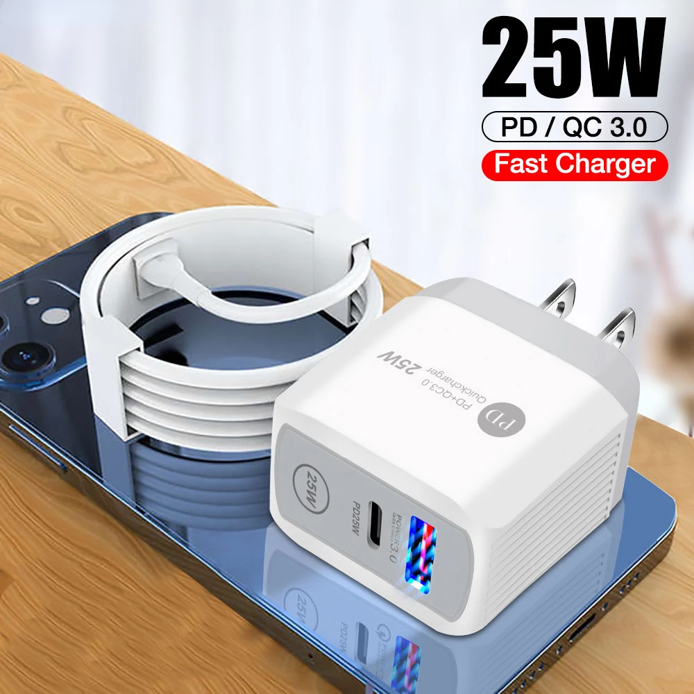 

Pd Usb C Charger For Iphone Fast Chargeur Type C Qc 3.0 Quick Charging Cable Phone Accessories
