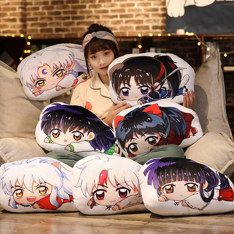 

Yashahime: Princess Half-Demon Anime Plush Toys Higurashi Towa Inuyasha Pillow Cushion Home Decorative Pillow Plush Doll