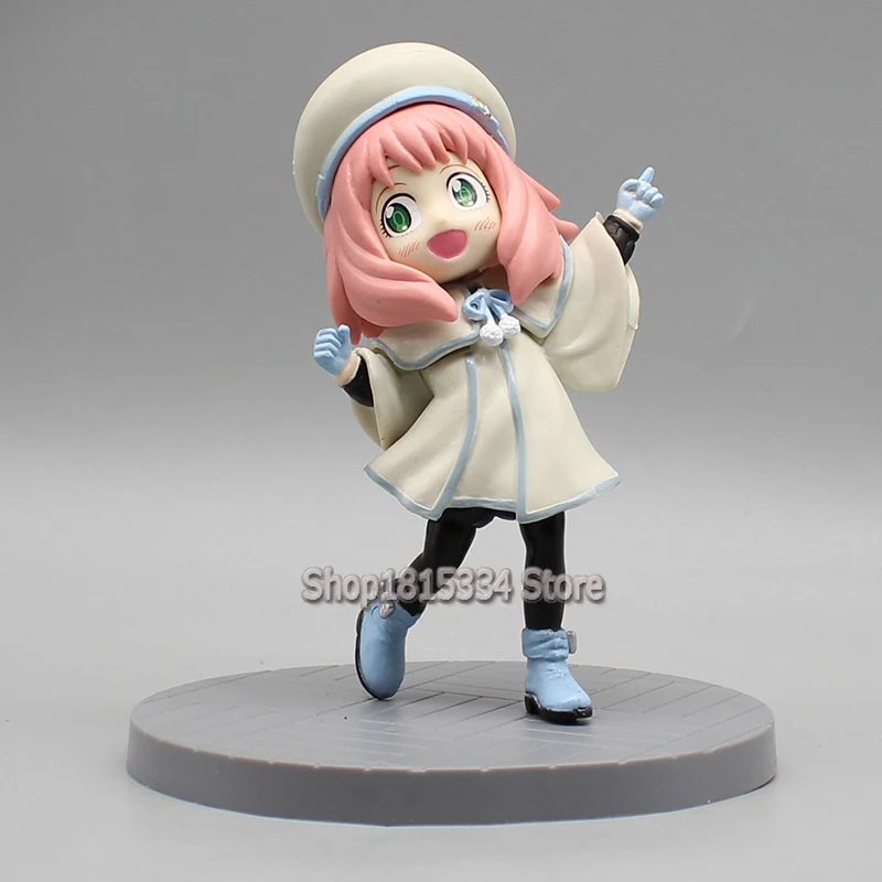 Аниме Anya Forger Фигурка Spy X Family Одежда Шляпа Одевание Фигурки ПВХ Мультяшная милая