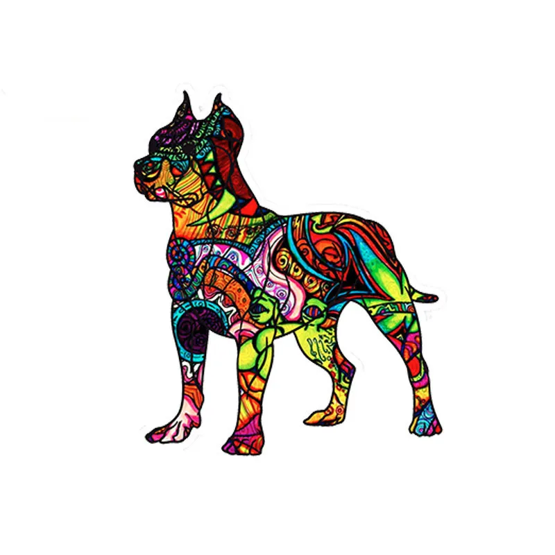 

Y381# Car Sticker Car Styling Graffiti Bulldog Sticker Dog Tumbler Laptop Car Truck Window Pit Bull Car Sticker Waterproof