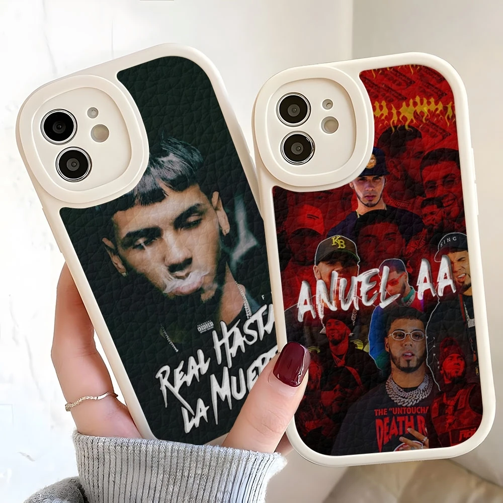 Рэпер Anuel AA Real Hasta La Muerte Чехол для телефона Iphone 16 15 14 13 12 Pro Max 11 Mini X Xr Xs 7 8 Puls