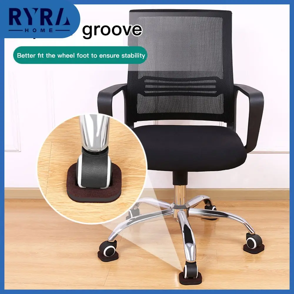 

Prevent Scratches Furniture Wheel Stoppers Roller Fixing Pad Parts Anti-slip Mat Floor Protectors Chair Wheel Anti Vibration