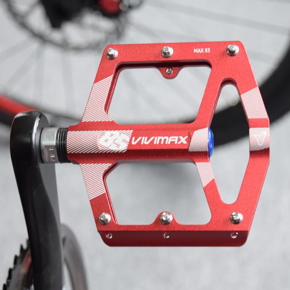 VIVIMAX 039 Bicycle Pedals Aluminum Alloy 4 Sealed Bearings Ultra Light Anti-Slip BMX/Folding/Road Bike Parts |