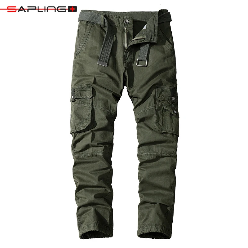 

High-quality Men Cargo Pants Japanese-style Harajuku Multiple Pockets Sweatpants Straight Trousers Trendy Brand Men Casual Pants