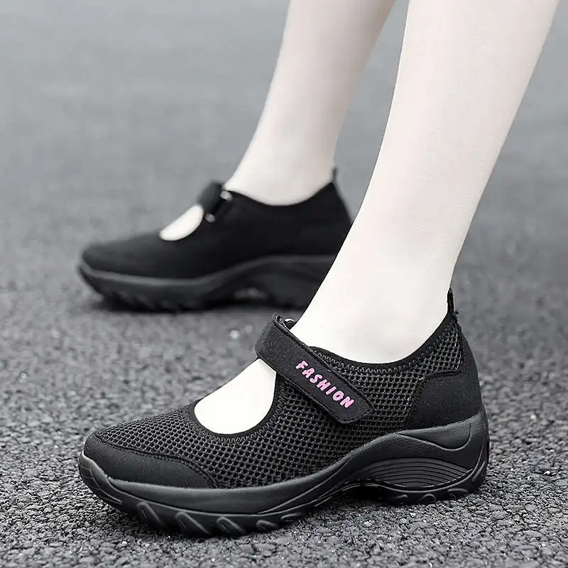 

Joggers White Sneakers Woman Durable Outsole Women Platform Sport Shoes Bot Women's Running Shoes White Sports For Women Tennis
