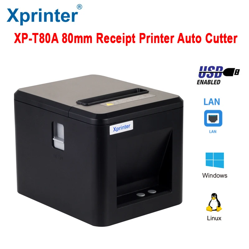 Xprinter T80A оригинальный дешевый оптовый 80 мм Термопринтер для чеков Стандартный