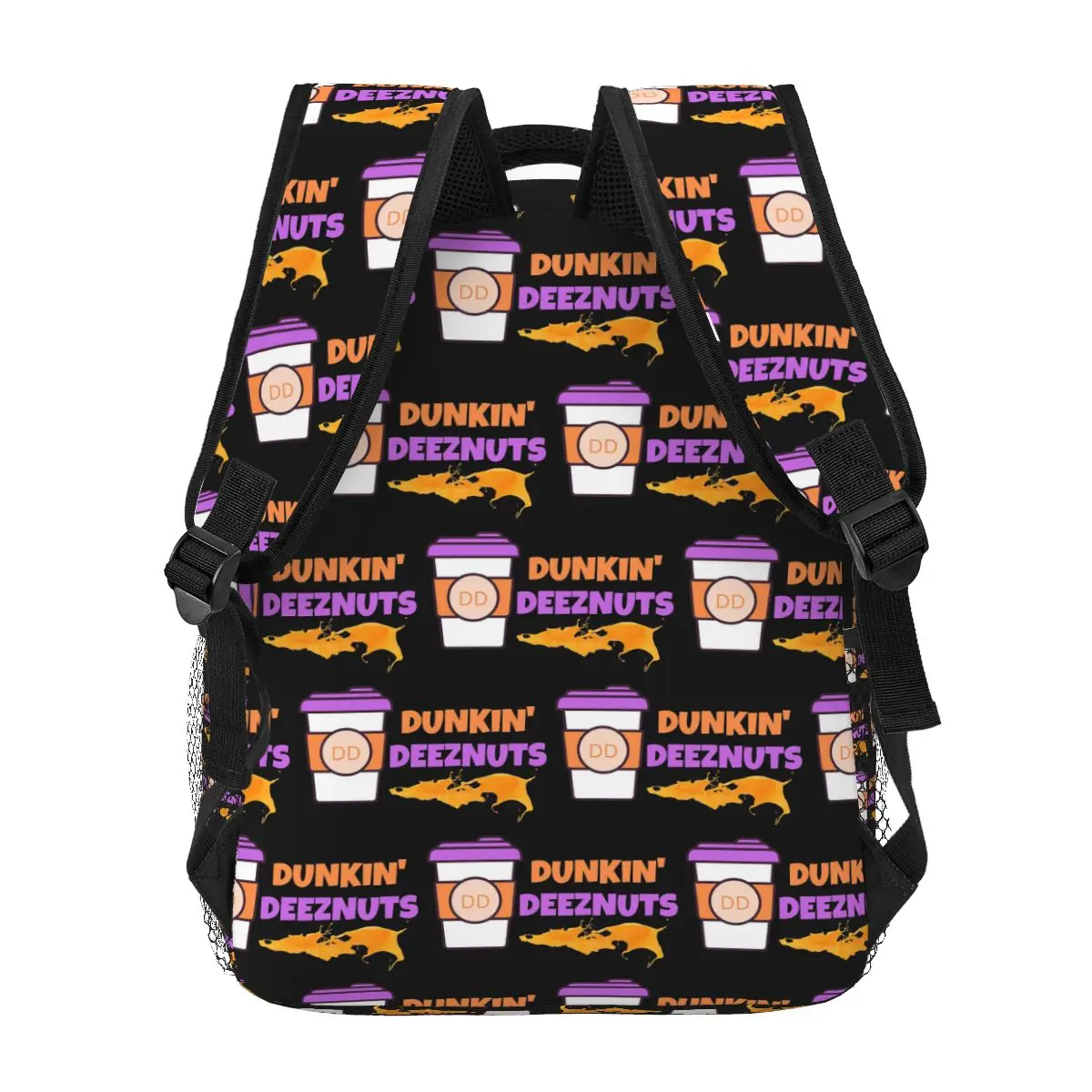Фото Рюкзак Dunkin' Deeznuts, горячая распродажа, вместительный рюкзак для детей, школьная сумка, сумки на плечо для мужчин и женщин №5
