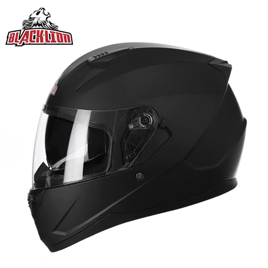 

DOT ECE Approved From Italy BlackLion Motorcycle Full Face Helmet Man Women High Quality Motocross Racing Off Road Casque Moto