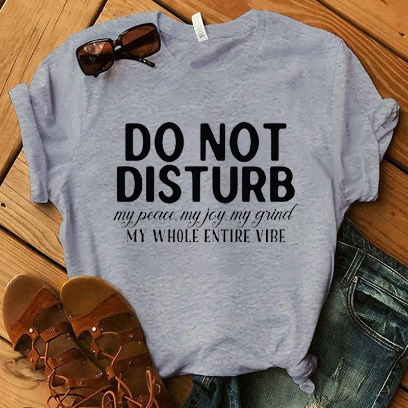 Мужские летние рубашки с коротким рукавом и принтом не беспокоить мой мир