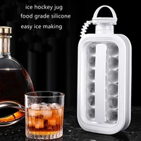ice maker mold bar kitchen accessories gadget 2 in 1 multi function container rubber block grid pot with lid quick freezing home