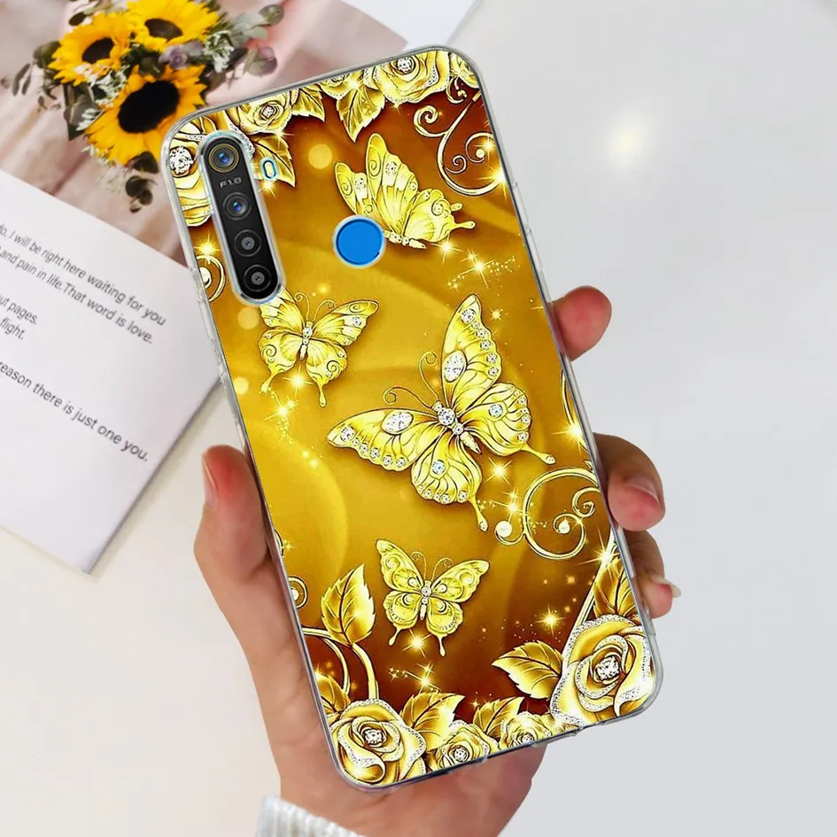 Силиконовый чехол для Realme 5i RMX2030 RMX2032 модный мраморный мягкий тонкий телефона