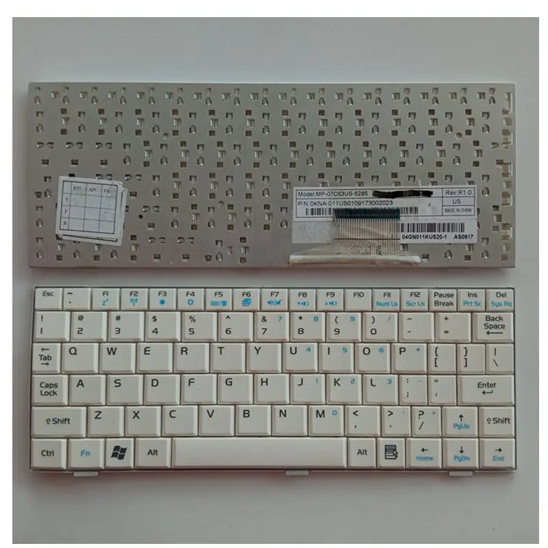 Фото Новая английская клавиатура GZEELE для ASUS EPC EeePC 700 700HA 701 701SD 900 900HD 900A 702 2G 4G 8G 8,9 дюймов, сменная Клавиатура для ноутбука EPC700 №5